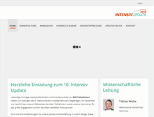 Tablet Screenshot of intensiv-update.com